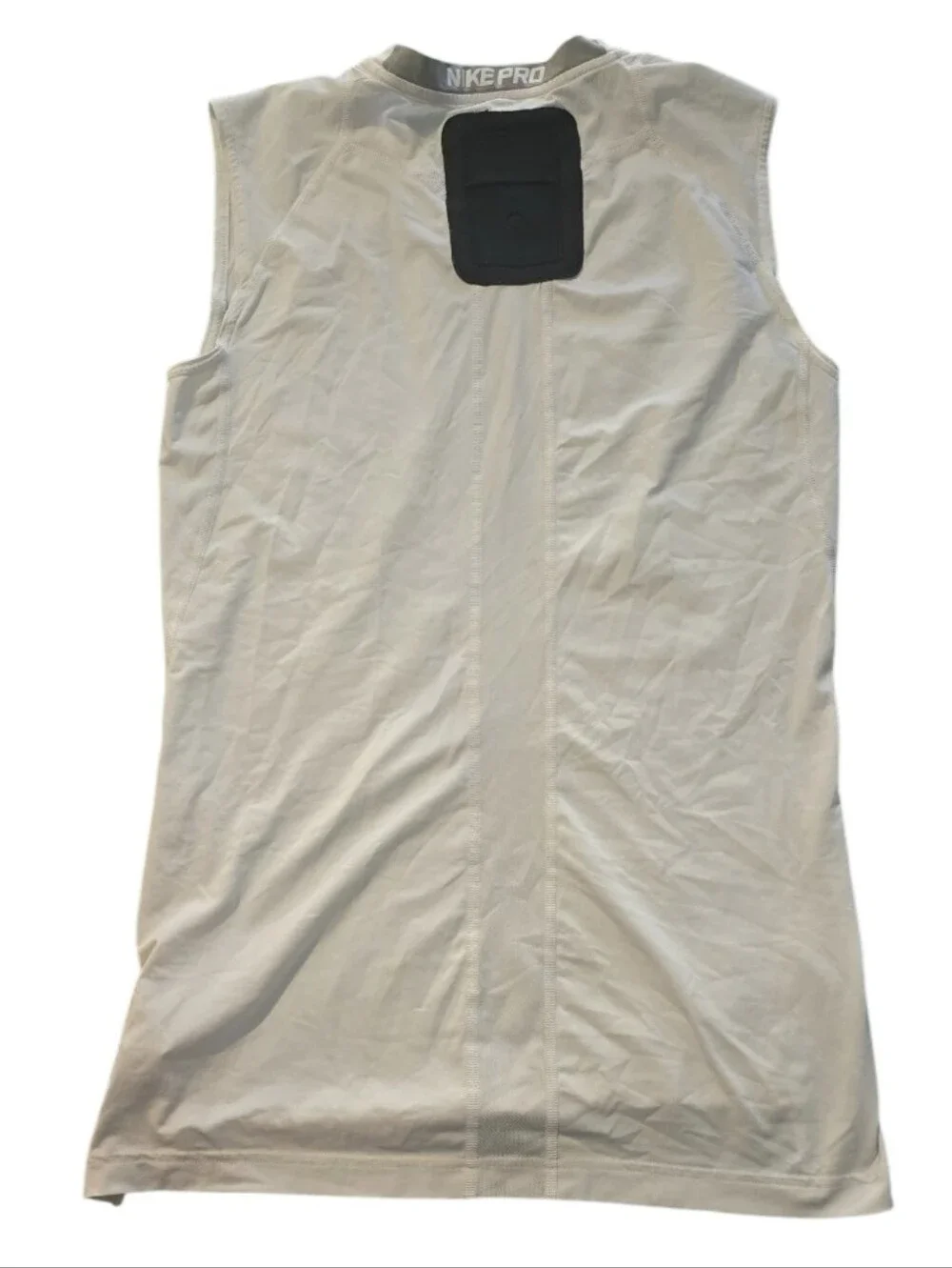 Nike Pro Dri-FIT Sleeveless Compression Tank In White Size XL